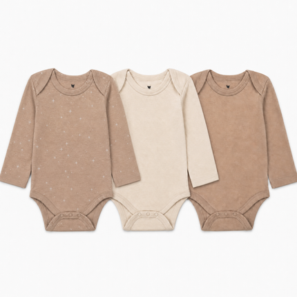 3-pack Terra L Bodysuit